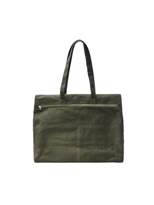FITZ CANVAS TOTE OLIVE