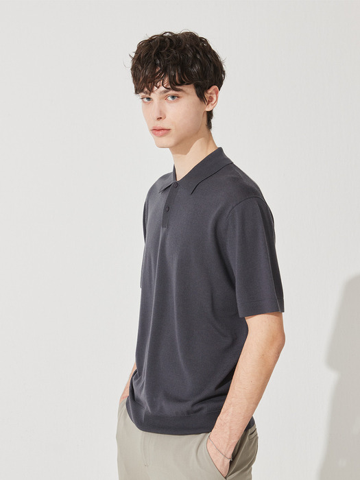 Polo Shirt Pullover_ Stone (ST) M42MPU019ST