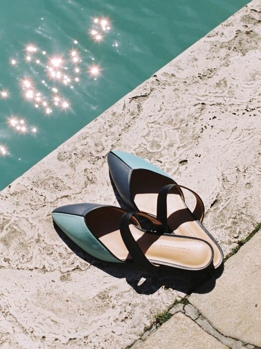 mondrian sandals (mint)