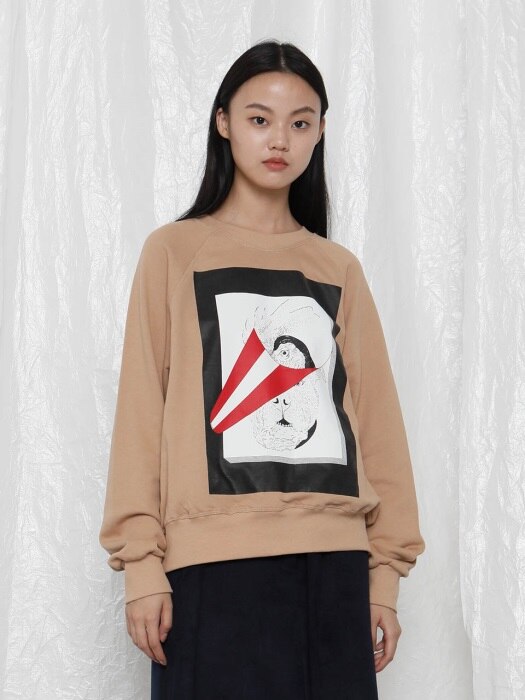 [UNISEX]R YEAR-END ILLUSTRATION SWEATSHIRT