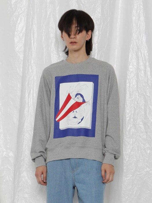 [UNISEX]R YEAR-END ILLUSTRATION SWEATSHIRT