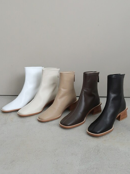 IS_191082 wood Ankle Boots(6colors)