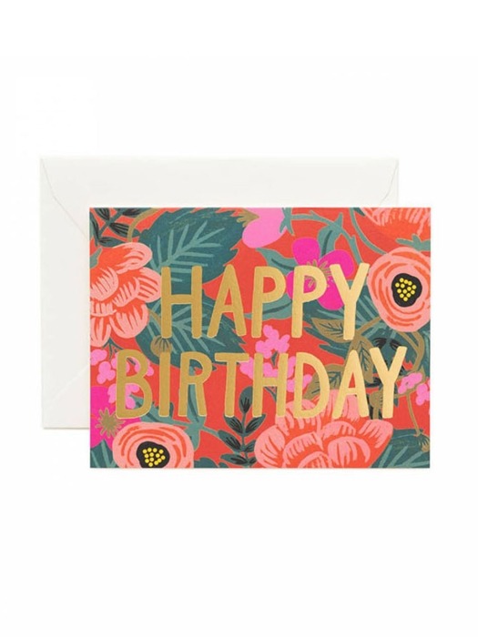 Poppy Birthday Card 생일 카드
