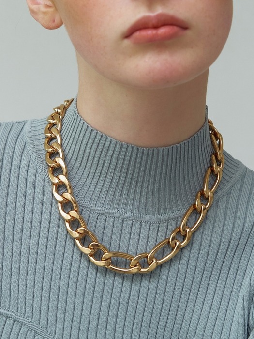 Bold Mixed Chain Necklace