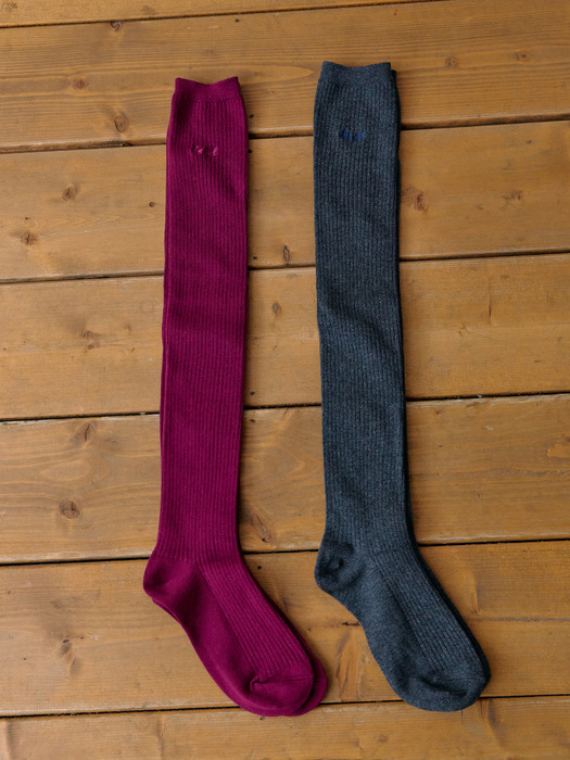 brenda over knee socks - 3color