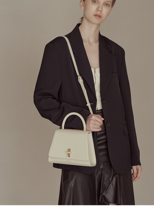Jakie Leather Bag (Ivory)