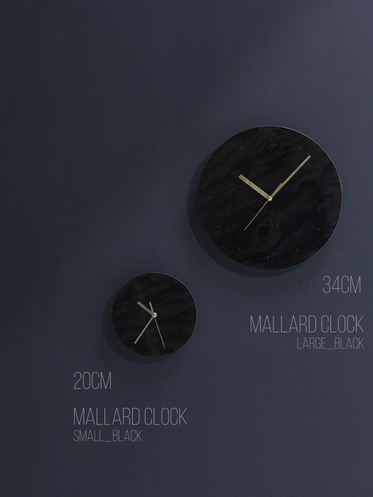 말라드 시계 라지 (2 colors)