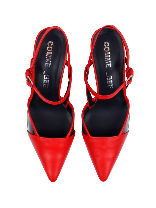 Strap sling-back shoes-CG1020RD