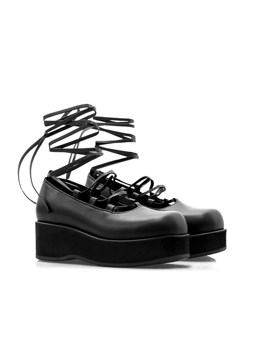Bonita Ribbon Shoes (Black)