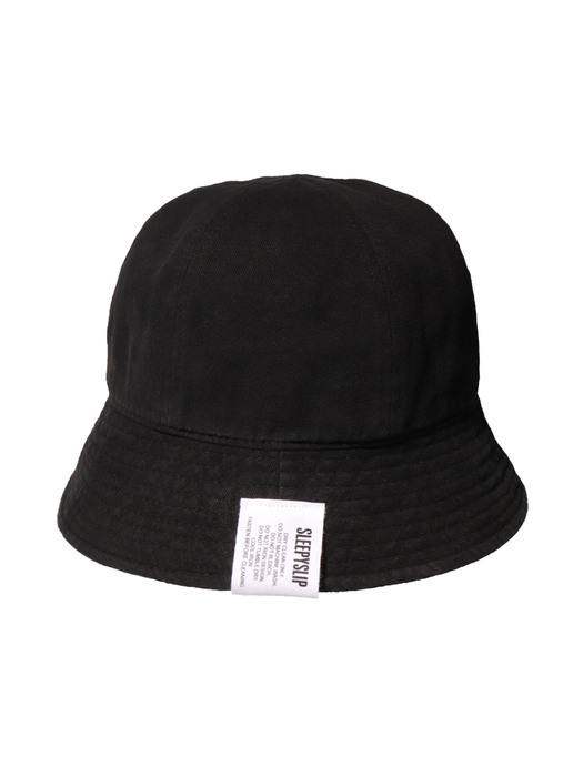 OVER FIT PG BLACK BUCKET HAT
