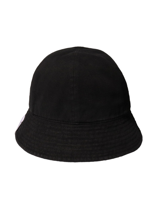 OVER FIT PG BLACK BUCKET HAT
