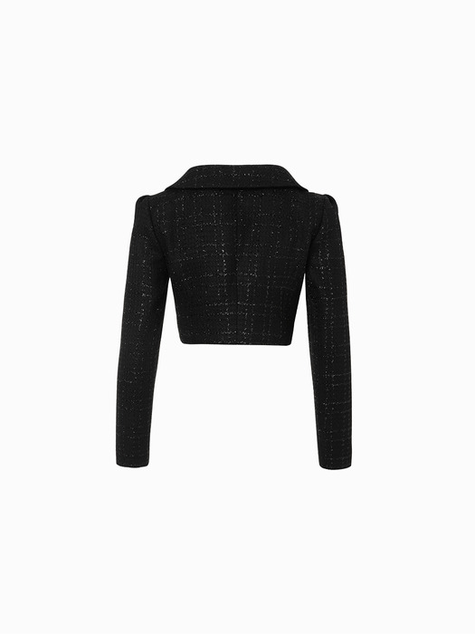 [단독] Kylie Tweed Jacket (Black)