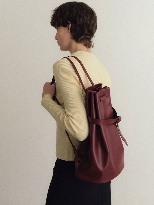KNOT BACKPACK_wine