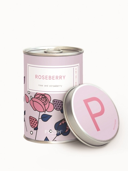 PRESH 캔들 ROSEBERRY 장미딸기 MEDIUM 220g