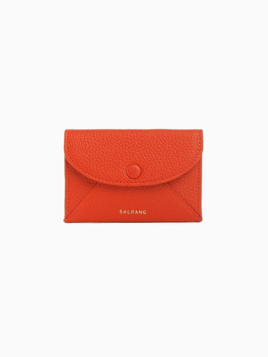 REIMS W019 Envelope Card Wallet Red Orange