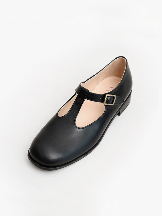 T-Mary Jane Shoes . Black