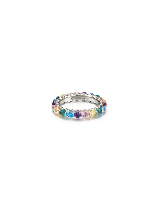 [Silver925]Bold Setting Layered Ring 3mm_CR0477