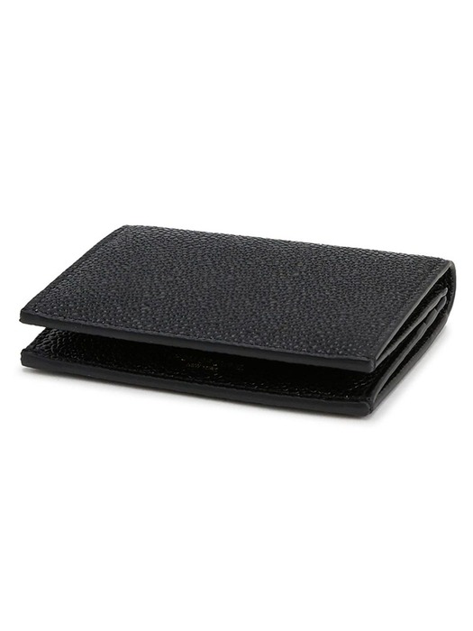 [톰브라운] 23SS MAW021L 00198 001 / 페블 그레인 레더 블랙 더블 카드 지갑