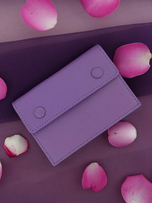 Accordion card wallet - Lilac 