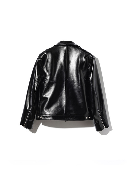Cowhide Rider Jacket (Black)   