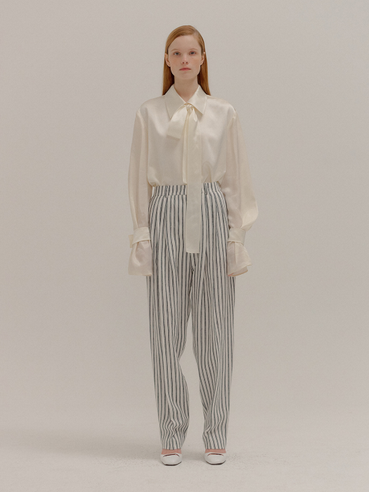 PEONY Striped Tapered Pants