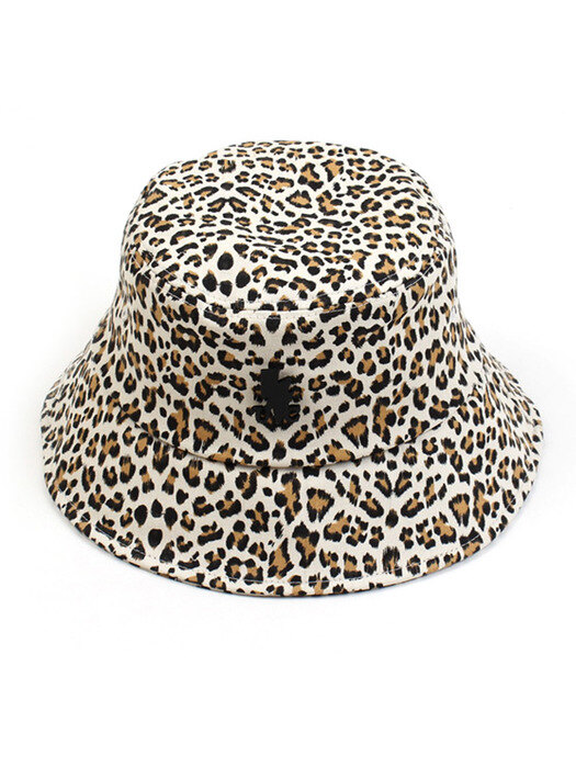 BKTH Leopard Ivory Bucket Hat 버킷햇