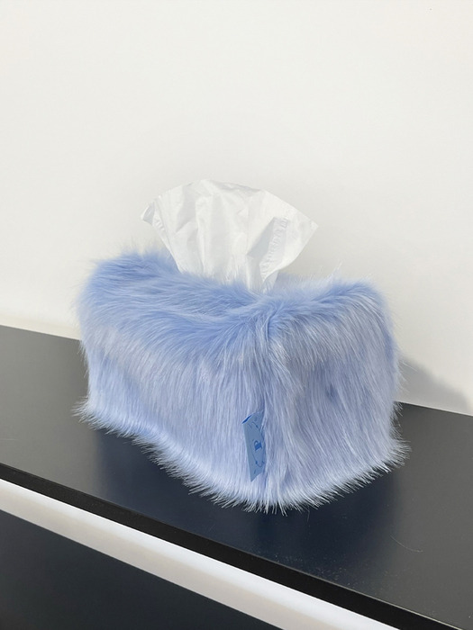 Fur-ppet Tissue Case (Sky Blue)