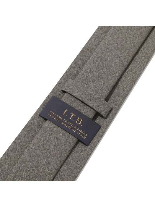 [imported fabric] beige basic tie_CAAIX24005BEX