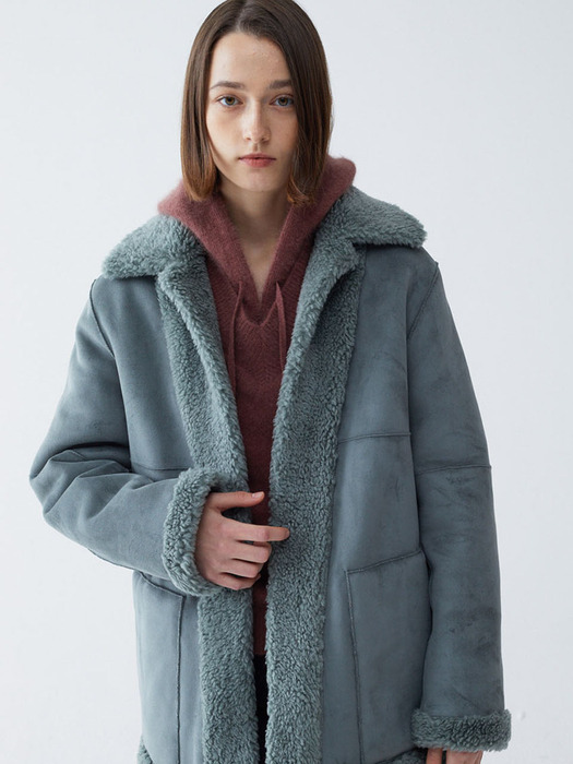 HERE SHEARLING JACKET (MINT)