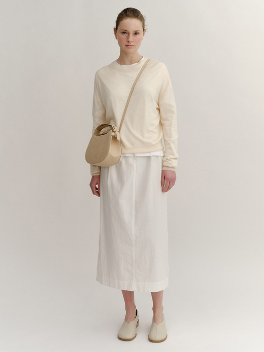 SS24 Salacia Cotton Skirt Off-White