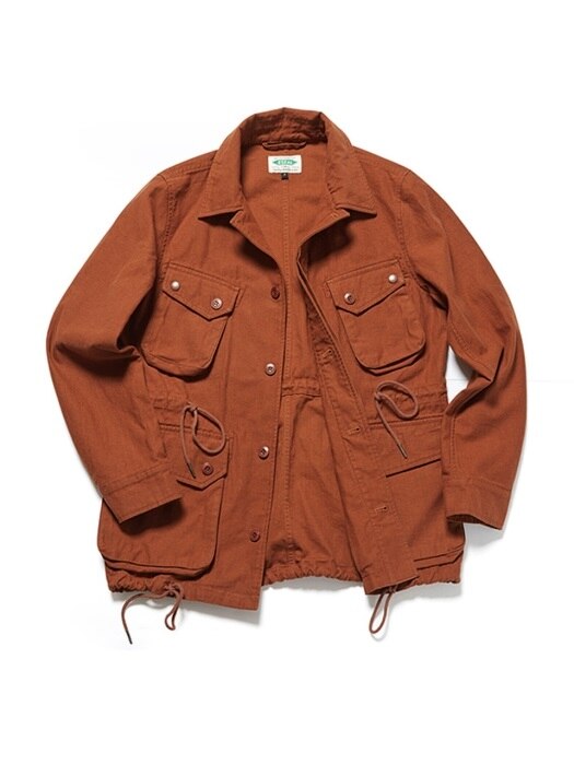 COTTON P.IELD JACKET (Brown)