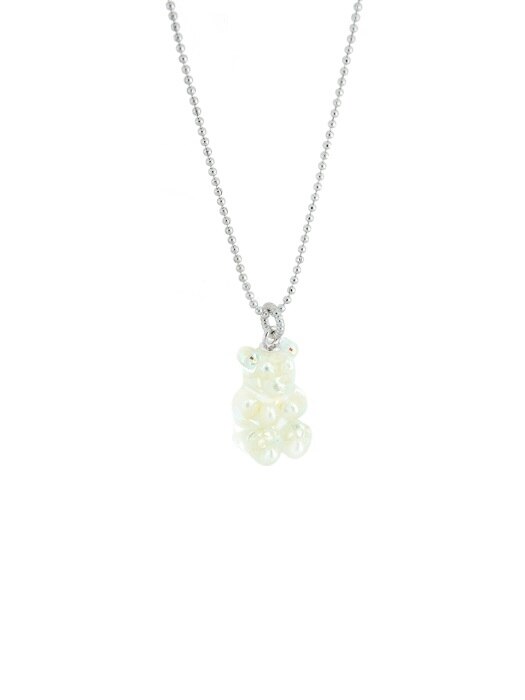 GUMMY BEAR PRINCESS NECKLACE (MULTI PEARL)