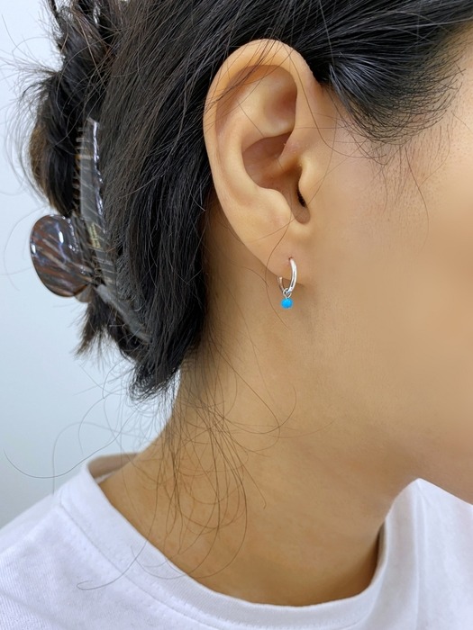 [단독] [Silver] Petit Gems Ring Earrings_2Color