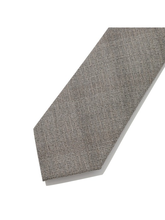 [imported fabric] brown micro check tie_CAAIX24004BRX