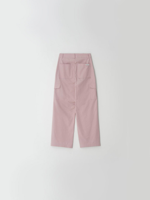 s/s useful cargo pants - pink