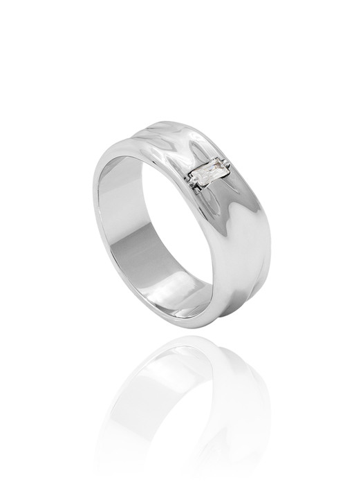 Bennet silver couple ring(men)