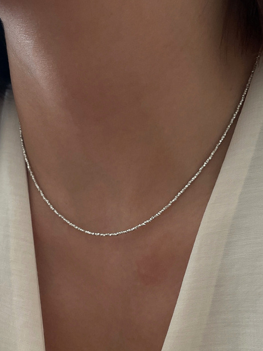silver925 salt necklace