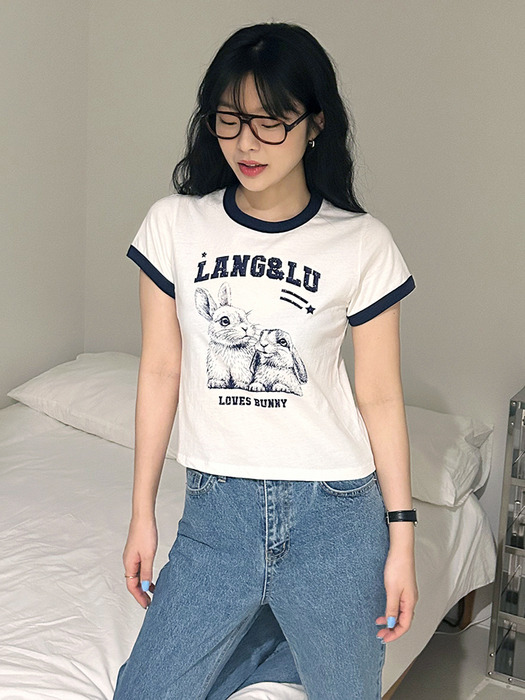 [단독]LOVES BUNNY T-Shirts(러브바니)_WHITE