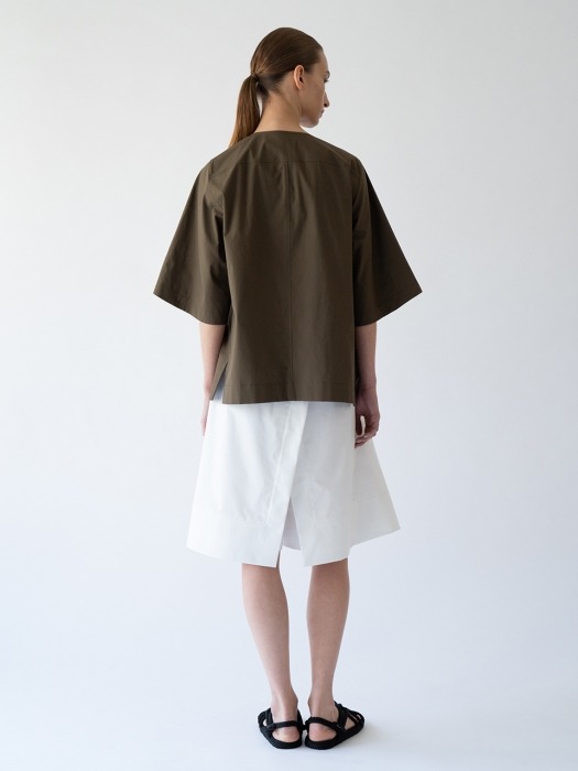 Belted summer outer _Khaki brown