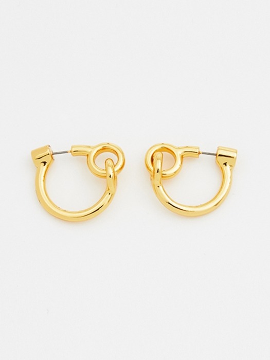Double Link Hoops_Gold