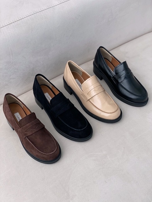 plain classic  penny loafer_5colors