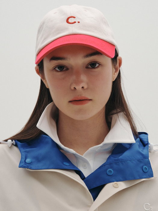 Basic Fit Ball Cap Colorblock (Ivory)