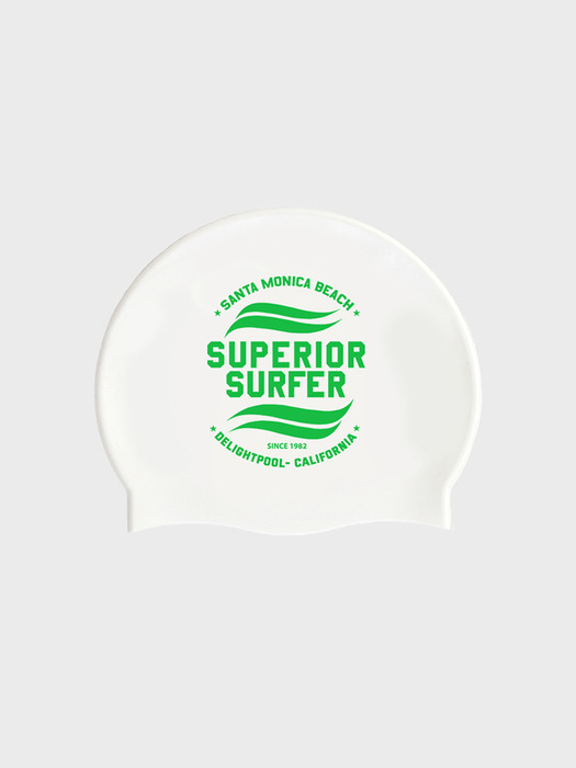 Superior Surfer Swim Cap - Green