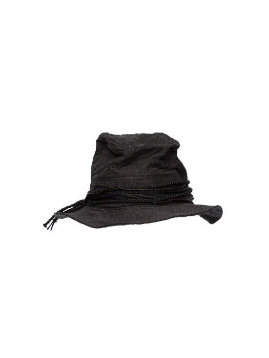 Shapable bucket hat -Black