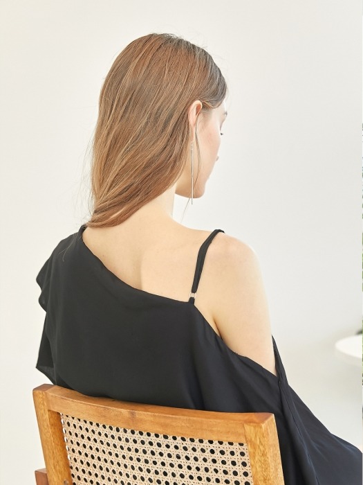Off shoulder blouse - Black