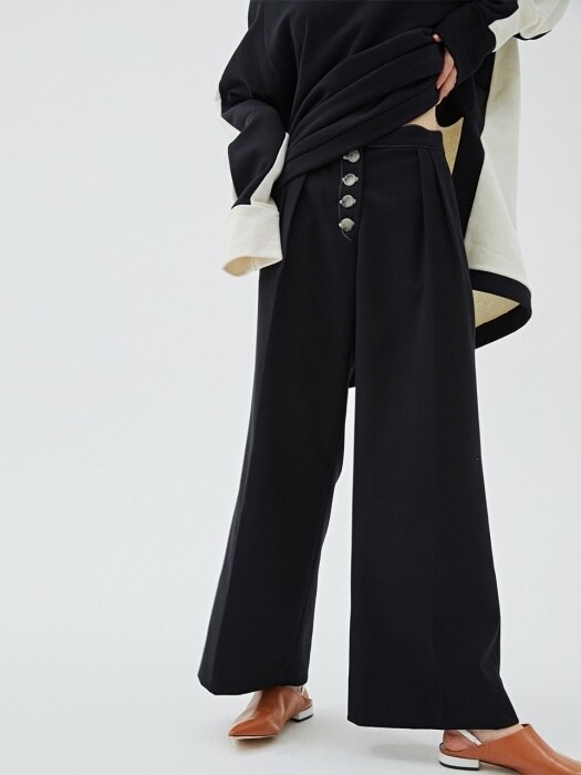 Stiched Wide Pants