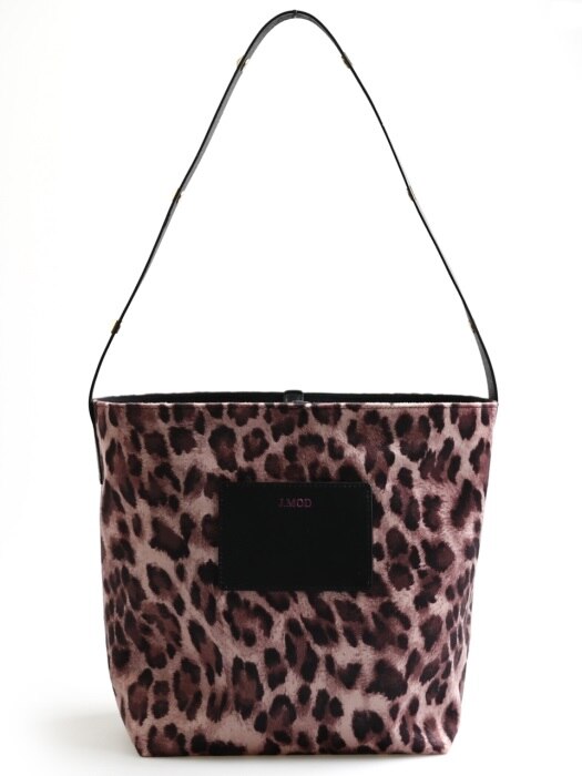 Merry Brown Leopard Shopper Bag