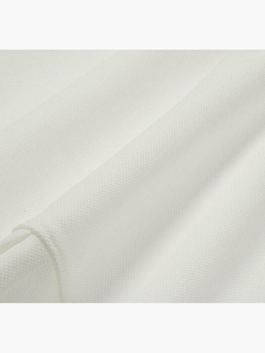 PLEATED V-NECK POLO DRESS, WHITE