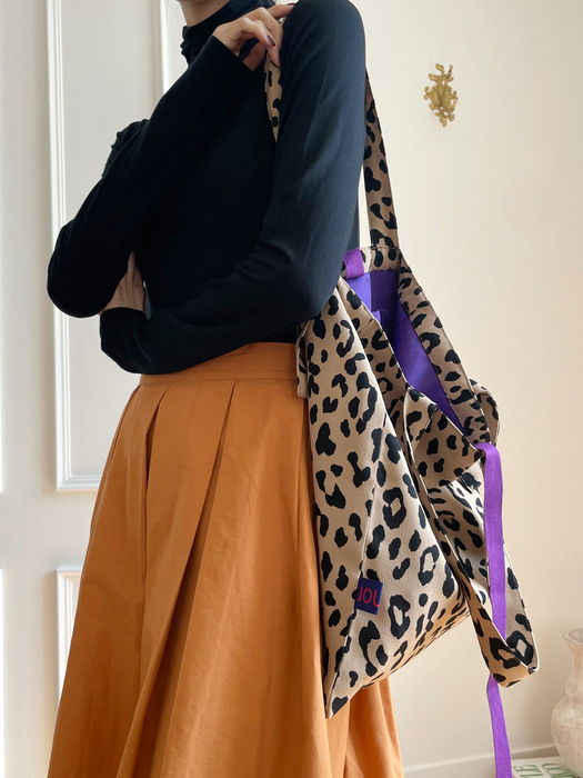 Leopard  brown bag