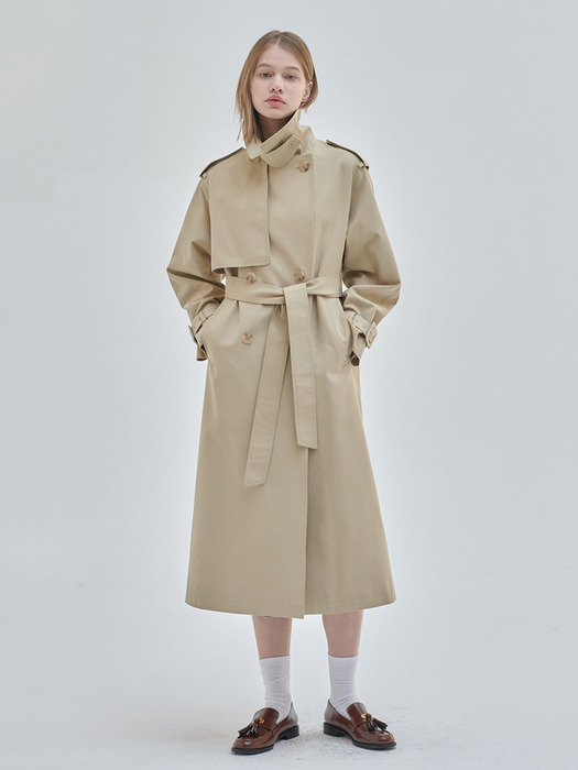 24SN vintage max trench coat [C/BE]